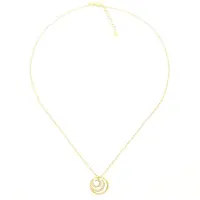 Orphelia 'Elaine' Dames 925 Sterling Zilveren Ketting met Hanger - Goud ZH-7084/2