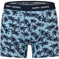Happy Shorts Boxershorts navy / turquoise / lichtblauw