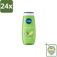 Nivea – Douchegel – Lemon & Oil – 250 ml - Voordeelverpakking - 24 stuks - Citroengeur - Natuurlijke oliën