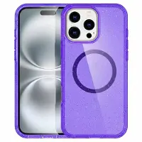 IMoshion Sparkle Backcover met MagSafe voor de Apple iPhone 16 Pro Max - Glitter Paars