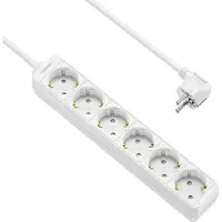 Allteq Stekkerdoos - 6-voudig -