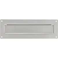 Burg wachter 32480 PORTA 796 SI Brievenbusgleuf Aluminium, Plaatstaal Zilver
