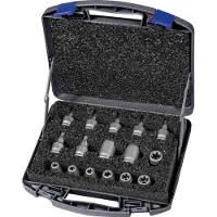 ASW Dopsleutelset 720 E TX, 16-delig, 1/2 inch, speciaal staal, staalgrijs