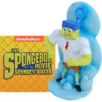 Nickelodeon Decor Spongebob Superhero - Aquarium - Ornament - 5.59x3.56x8.89 cm Multi-Color