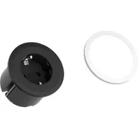Bachmann 926.000 Stopcontact (onderbouw) Aanraakbeveiliging IP20 Zwart