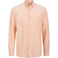 Jack & Jones Overhemden Linnen Shirt Roze