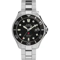 Timex Deep Water Meridian Heren Horloge Zilverkleurig TW2W82000