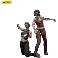 Joy toy Zombie Dark Source actiefiguren, 2-pack: vrouwelijke worstelaars, 8 cm