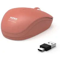 Port Connect SILENT - Draadloze muis (Draadloze), Muis, Oranje