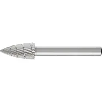 PFERD TOOLS 22441336 Freesstift HSS Spitsboog Lengte 60 mm Afmeting, Ø 10 mm Werklengte 20 mm Schachtdiameter 6 mm 1 stuks
