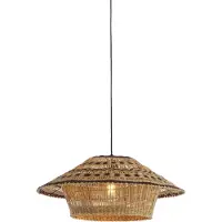Light & Living Hanglamp Ø64x26 cm OWANA zeegras naturel+bruin