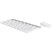 Logitech Draadloos Toetsenbord En Draadloze Muis Mk470 Azerty Wit (920-009191)