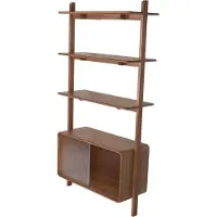 Zuiver Rise Kast| Stellingkast Hout Walnoot - Bruin