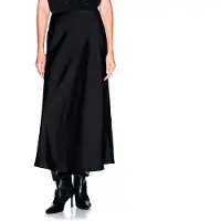 Armani Exchange Dames Midi-rok zwart (XXS), Casual, Polyester XW001420AF19592UC001
