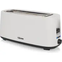 Tristar Broodrooster BR-1057 - 1400W - 7 Bruiningsniveau's - 2 Broodsleuven voor 4 boterhammen - Wit