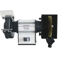 Optimum GU20B 400V Werkbankslijper met borstel Ø 200 - 600W