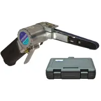 Kippers Rijssen Bandschuurmachine, 10mm in koffer met acc.