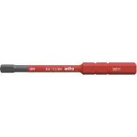 Wiha 283118040 Bit slimBit electric zeskant 4.0 mm x 75 mm - 37225