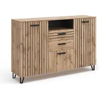 Vicco Amber Dressoir – 38 x 100 cm Bruin