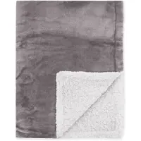 Byrklund Bedsprei Snowy Hug - Antraciet 150 x 200 cm