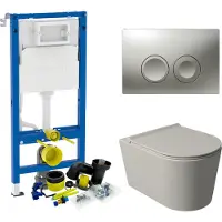 Boss & Wessing Badkamermeubel Solid Surface BWS Stockholm 200x46 cm Mat Groen Wasbak Rechts (0 kraangaten, 4 lades)