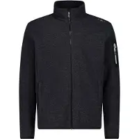 CMP - Jacket Jacquard Knitted 38H2237 - Fleecevest 46, zwart