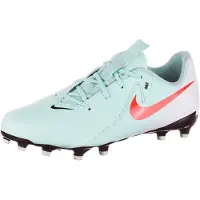 Nike Phantom GX II Academy Gras / Kunstgras Voetbalschoenen (MG) Kids Mintgroen Rood Zwart