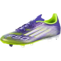 Adidas Voetbalschoen 'F50 League' lila / donkerlila / zilver / offwhite