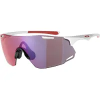 Oakley - Zonnebrillen - Cybr Dyno Polished White Prizm Road voor Unisex van Wol - Wit