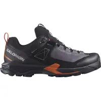 Salomon - Dames wandelschoenen - X Ultra Alpine GTX W Nine Iron/Black/Red Orange voor Dames - Maat 7 UK - Zwart