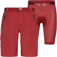 Endura - Hummvee Short met binnenbroek - Fietsbroek L, rood