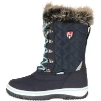 TROLLKIDS Kinderschuhe Mädchen Winterstiefel Schnürstiefel Blau Freizeit