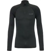 Falke - Wool-Tech L/S Zip - Merino-ondergoed XL, zwart