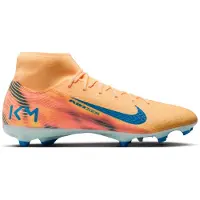 Nike Zoom Mercurial Superfly 10 Mbappé Academy Gras / Kunstgras Voetbalschoenen (MG) Lichtoranje Turquoise