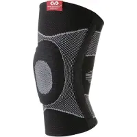 Mcdavid Knee Sleeve with Gel Pad Zwart - Grijs S