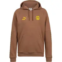 Puma Sweatshirt 'Borussia Dortmund King' bruin / honing / zwart