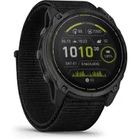 Garmin Enduro 3 multisportwatch, Sapphire Solar-editie, zwart/grijs