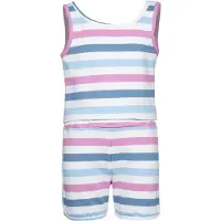 Color Kids Overall opaal / orchidee / wit
