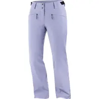 Salomon - Dames skibroeken - Edge Pant W Blue Granite voor Dames - Maat S - Paars