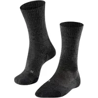 Falke TK2 Wool anti-blaar dik wol functioneel materiaal wandelsokken heren grijs - maat 42-43
