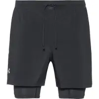 Under Armour Sportbroek 'Launch' zwart / wit