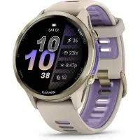 Garmin - Sport horloges - Forerunner 970 Linen/Indigo voor Unisex - Beige