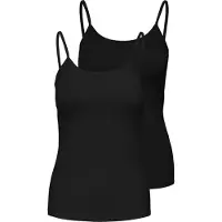 ONLY Top met spaghettibandjes ONLLOVE – Spaghettitops in duopack met elastisch draagcomfort (set, 2-delig)