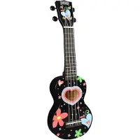 Mahalo Soprano ukelele - MA1 - Art Series - Zebra motief - Met draagtas