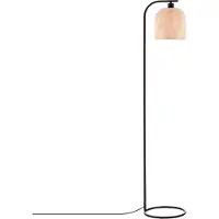 Lyora Vloerlamp Intra zwart met bamboe kapje