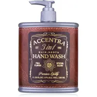 Accentra grappig geschenk voor mannen - wiskey fles - handwash - body wash - haar wash - 3 in 1 - berken - ceder