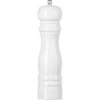 Hendi Houten zoutmolen – keramisch maalmechanisme – wit – 215 mm