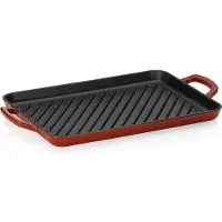 kela Grillplaat, Gietijzer, Rood, 25 x 35 cm - | Calido