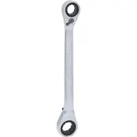 Ks Tools ringsleutel met dubbele ring, model 503.4572, gemaakt van chroom-vanadiumstaal, gewicht 65 gram