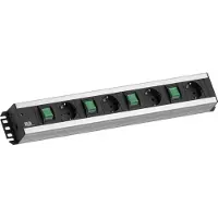 Bachmann handgereedschap, set van 4 stuks: 4 beschermcontacten, 4 schakelaars, 2 meter